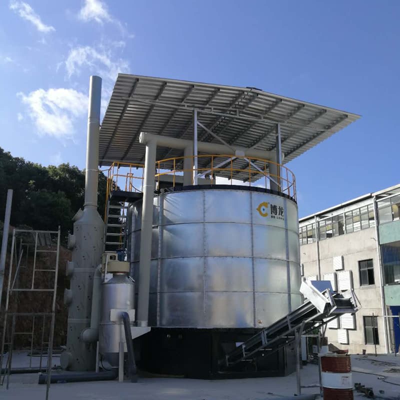 chicken manure compost tank