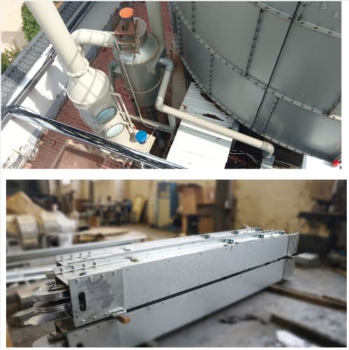 Blower/Hydraulic Lifting Device