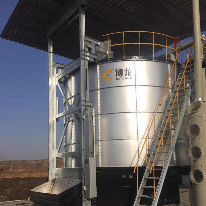 Commercial compost machine