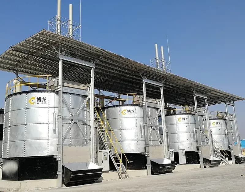 manure to fertilizer fermentation tank